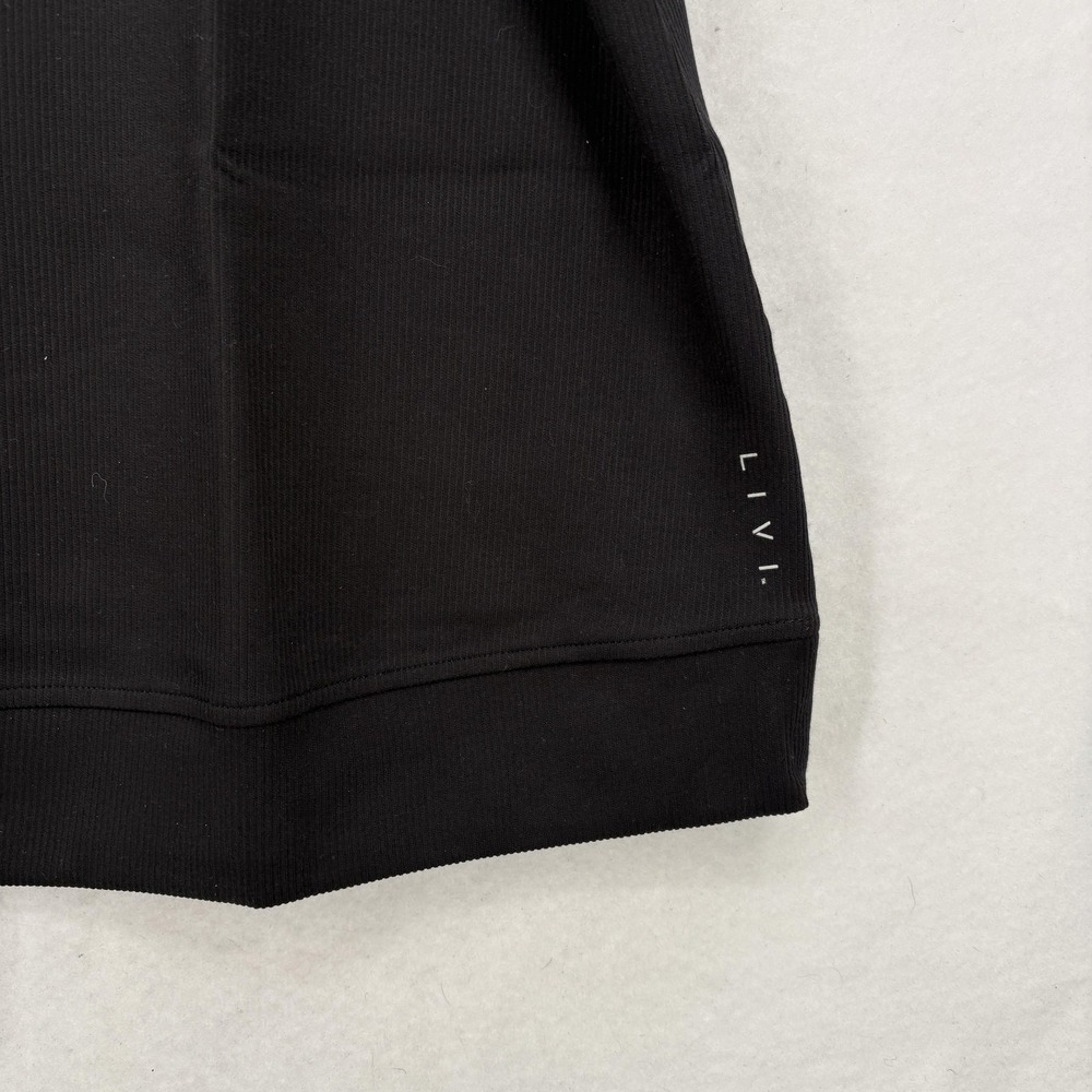 LIVI For Lane Bryant Shirt Womens 18/20 Black Plus Size Knit Tee Casual Pullover - Picture 3 of 13